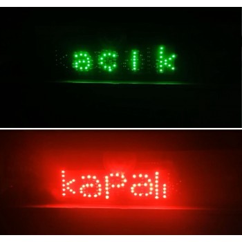 Açık Kapalı led tabela